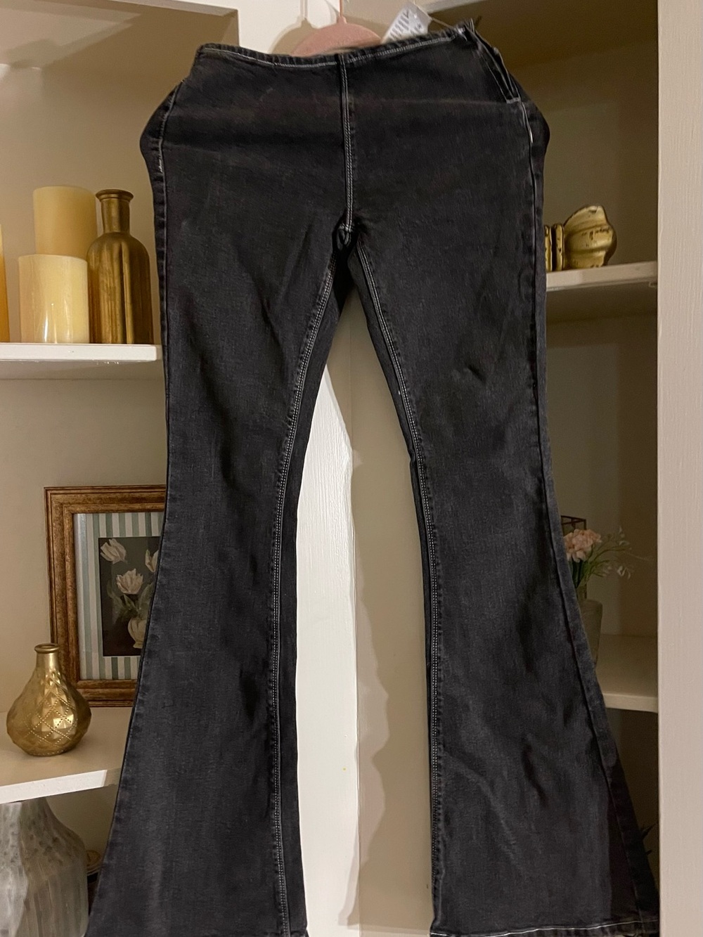 PacSun Black Flared High-Waist Jeans
